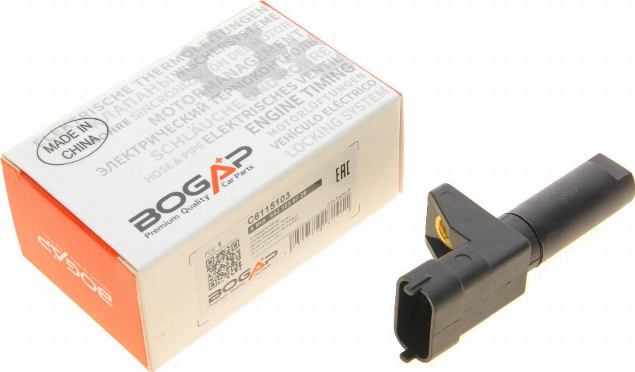 BOGAP C6115103 - Імпульсний датчик, колінчатий вал autodetail.com.ua