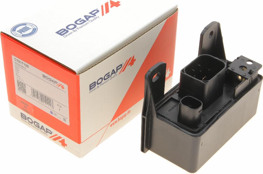 BOGAP C7617106 - Реле, система розжарювання autodetail.com.ua