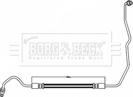 Borg & Beck BBH8597 - Гальмівний шланг autodetail.com.ua