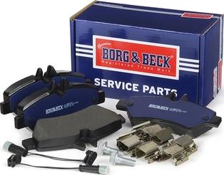 Borg & Beck BBP1975 - Комплект гальмівних накладок, дискове гальмо autodetail.com.ua