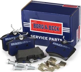 Borg & Beck BBP1512 - Комплект гальмівних накладок, дискове гальмо autodetail.com.ua