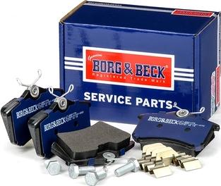 Borg & Beck BBP1778 - Комплект гальмівних накладок, дискове гальмо autodetail.com.ua