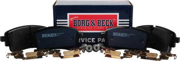 Borg & Beck BBP2927 - Комплект гальмівних накладок, дискове гальмо autodetail.com.ua