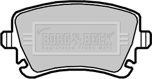 Borg & Beck BBP2139 - Комплект гальмівних накладок, дискове гальмо autodetail.com.ua