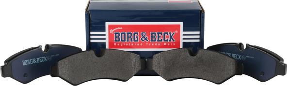 Borg & Beck BBP2839 - Комплект гальмівних накладок, дискове гальмо autodetail.com.ua