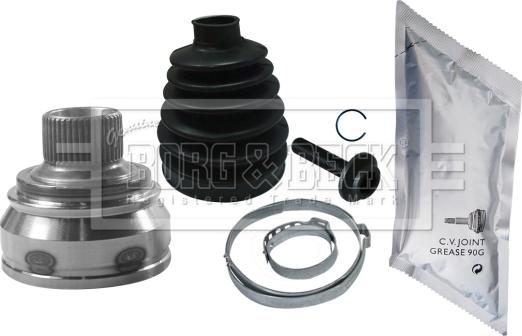 Borg & Beck BCJ1213 - Комплект шарнірів, приводний вал autodetail.com.ua