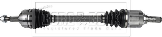 Borg & Beck BDS1054 - Приводний вал autodetail.com.ua