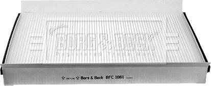 Borg & Beck BFC1061 - Фільтр, повітря у салоні autodetail.com.ua