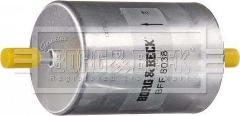 Borg & Beck BFF8038 - Фільтр палива autodetail.com.ua
