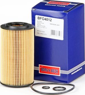 Borg & Beck BFO4012 - Оливний фільтр autodetail.com.ua