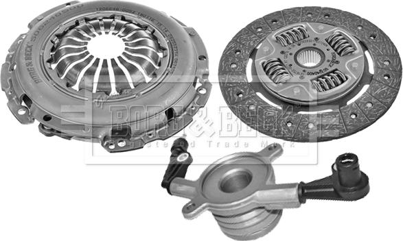 Borg & Beck HKT1229 - Комплект зчеплення autodetail.com.ua