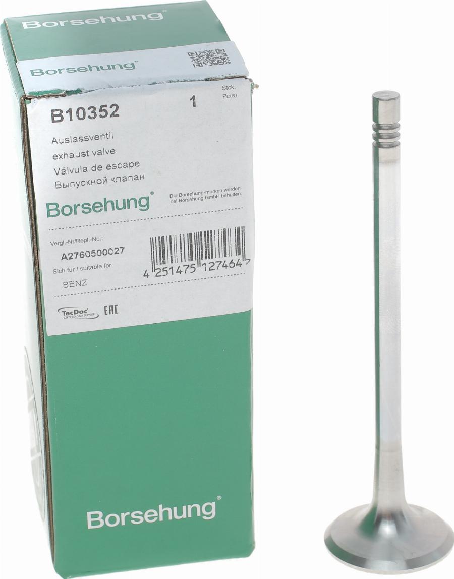 Borsehung B10352 - Випускний клапан autodetail.com.ua