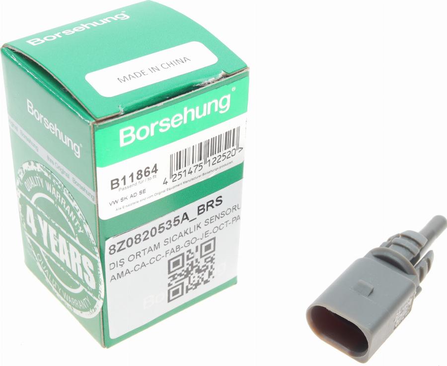 Borsehung B11864 - Датчик, зовнішня температура autodetail.com.ua