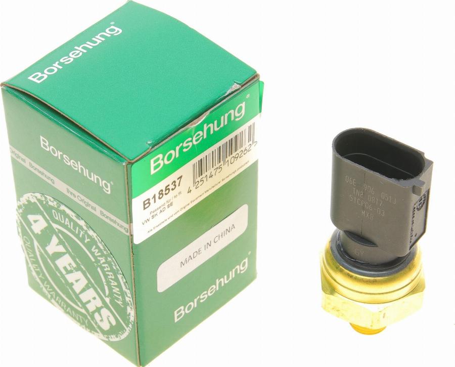 Borsehung B18537 - Датчик, тиск палива autodetail.com.ua