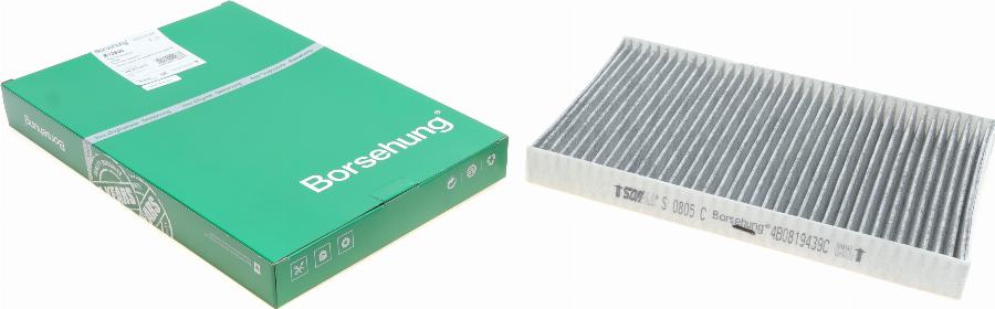 Borsehung B12800 - Фільтр, повітря у салоні autodetail.com.ua