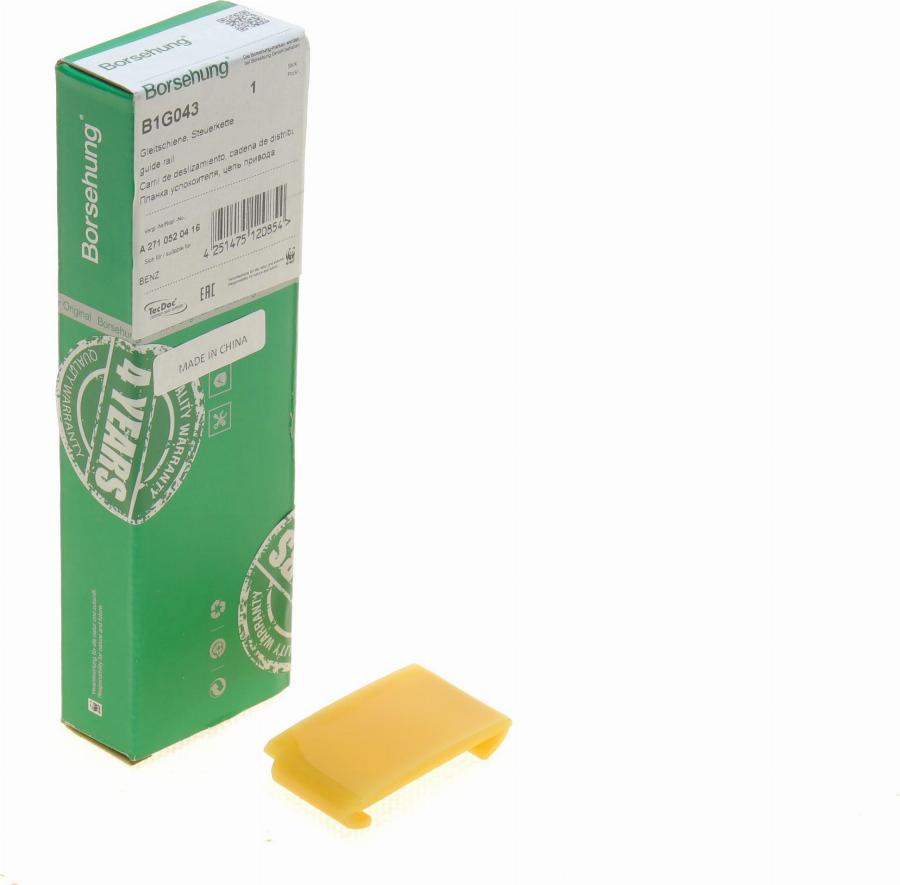 Borsehung B1G043 - Напрямна планка, ланцюг керування autodetail.com.ua