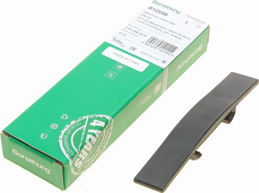Borsehung B1G056 - Напрямна планка, ланцюг керування autodetail.com.ua