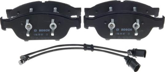 BOSCH 0 986 494 987 - Комплект гальмівних накладок, дискове гальмо autodetail.com.ua