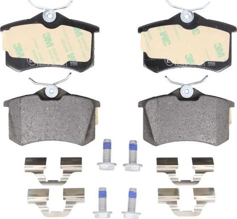 BOSCH 0 986 494 596 - Комплект гальмівних накладок, дискове гальмо autodetail.com.ua