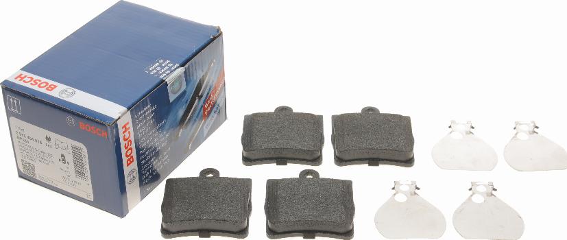 BOSCH 0 986 494 016 - Комплект гальмівних накладок, дискове гальмо autodetail.com.ua