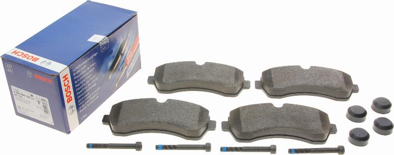 BOSCH 0 986 494 194 - Комплект гальмівних накладок, дискове гальмо autodetail.com.ua