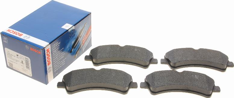 BOSCH 0 986 494 122 - Комплект гальмівних накладок, дискове гальмо autodetail.com.ua