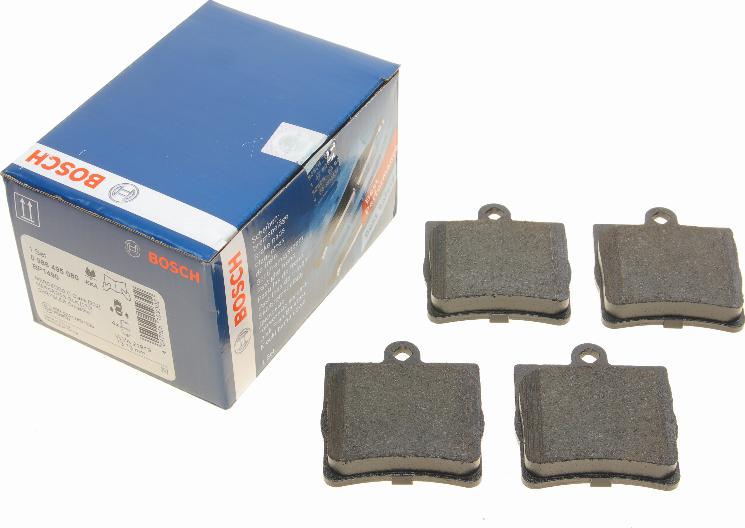 BOSCH 0 986 495 080 - Комплект гальмівних накладок, дискове гальмо autodetail.com.ua