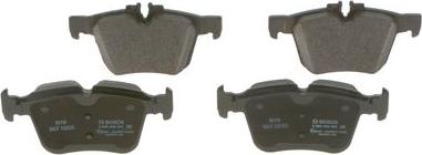 BOSCH 0 986 495 394 - Комплект гальмівних накладок, дискове гальмо autodetail.com.ua
