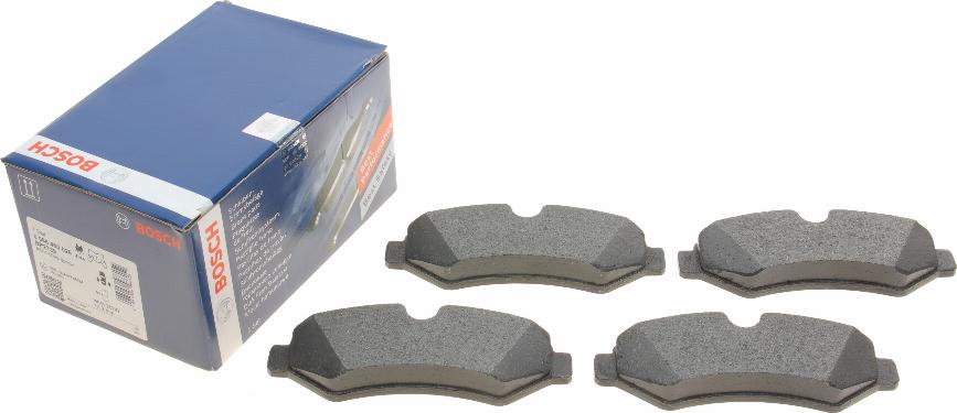 BOSCH 0 986 460 026 - Комплект гальмівних накладок, дискове гальмо autodetail.com.ua