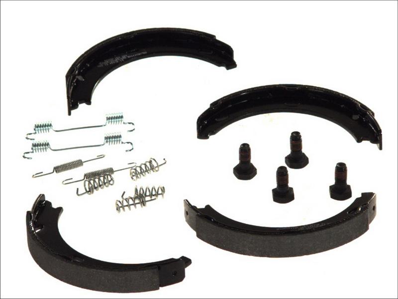 BOSCH 0 986 487 543 - Комплект гальмівних колодок, стоянкове гальмо autodetail.com.ua