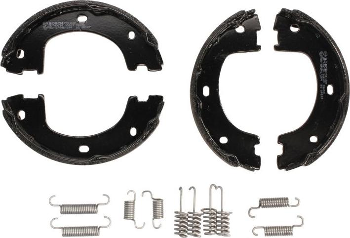 BOSCH 0 986 487 751 - Комплект гальмівних колодок, стоянкове гальмо autodetail.com.ua