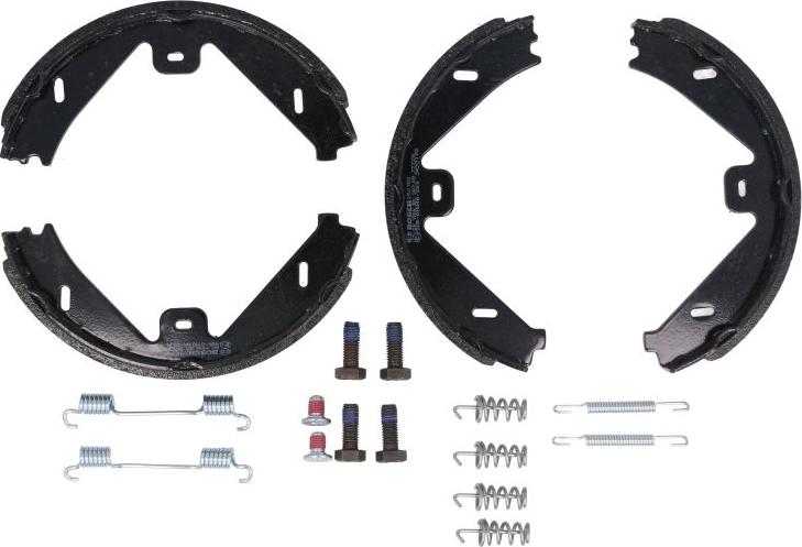 BOSCH 0 986 487 752 - Комплект гальмівних колодок, стоянкове гальмо autodetail.com.ua