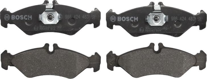 BOSCH 0 986 424 463 - Комплект гальмівних накладок, дискове гальмо autodetail.com.ua