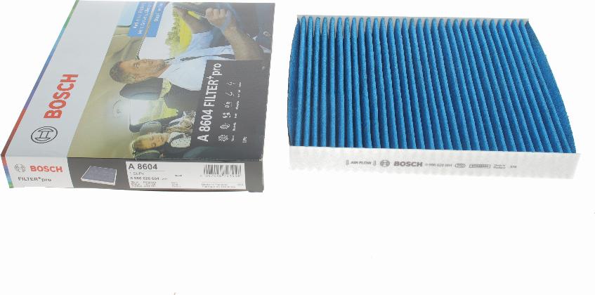 BOSCH 0986628604 - Фільтр, повітря у салоні autodetail.com.ua
