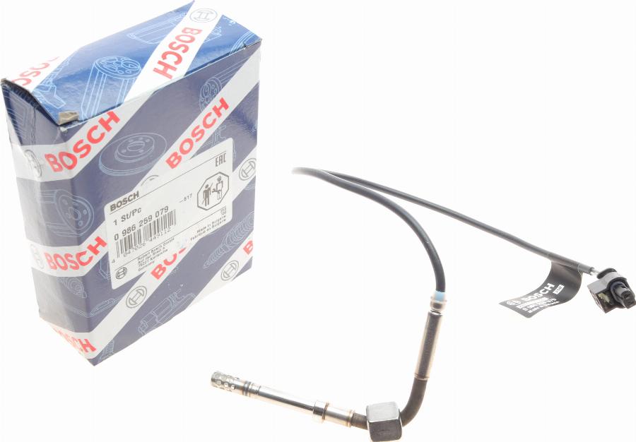 BOSCH 0 986 259 079 - Датчик, температура відпрацьованих газів autodetail.com.ua