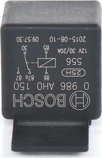BOSCH 0 986 AH0 150 - Реле, робочий струм autodetail.com.ua