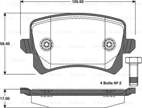 TOMEX brakes 15-83 - Комплект гальмівних накладок, дискове гальмо autodetail.com.ua