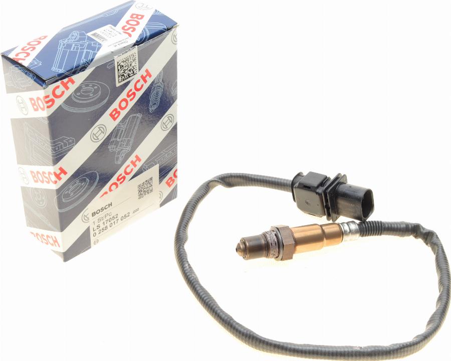 BOSCH 0 258 017 052 - Кисневий датчик autodetail.com.ua