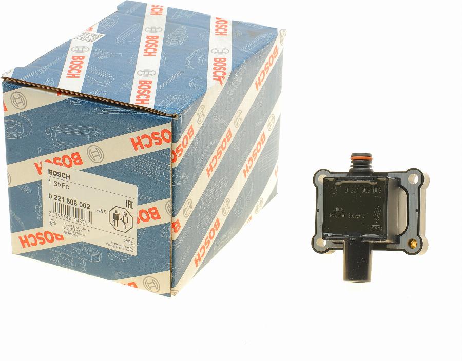 BOSCH 0 221 506 002 - Котушка запалювання autodetail.com.ua