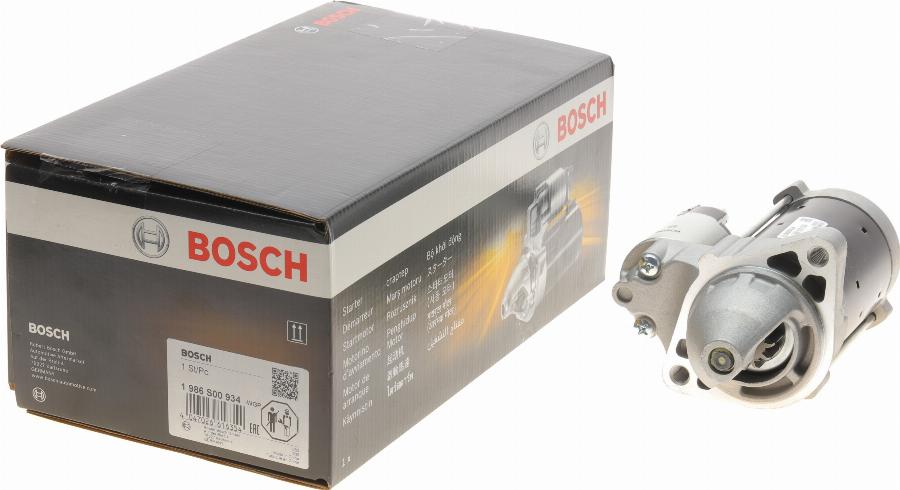 BOSCH 1 986 S00 934 - Стартер autodetail.com.ua