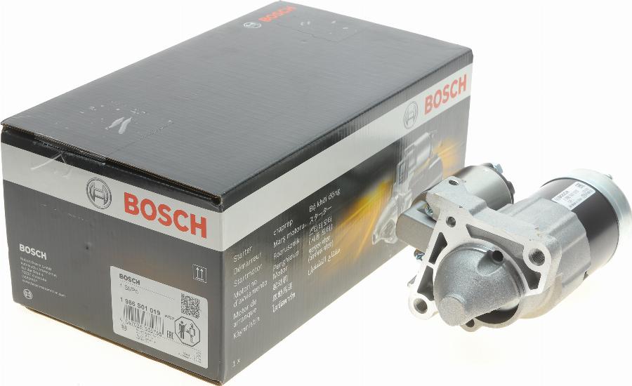 BOSCH 1 986 S01 019 - Стартер autodetail.com.ua