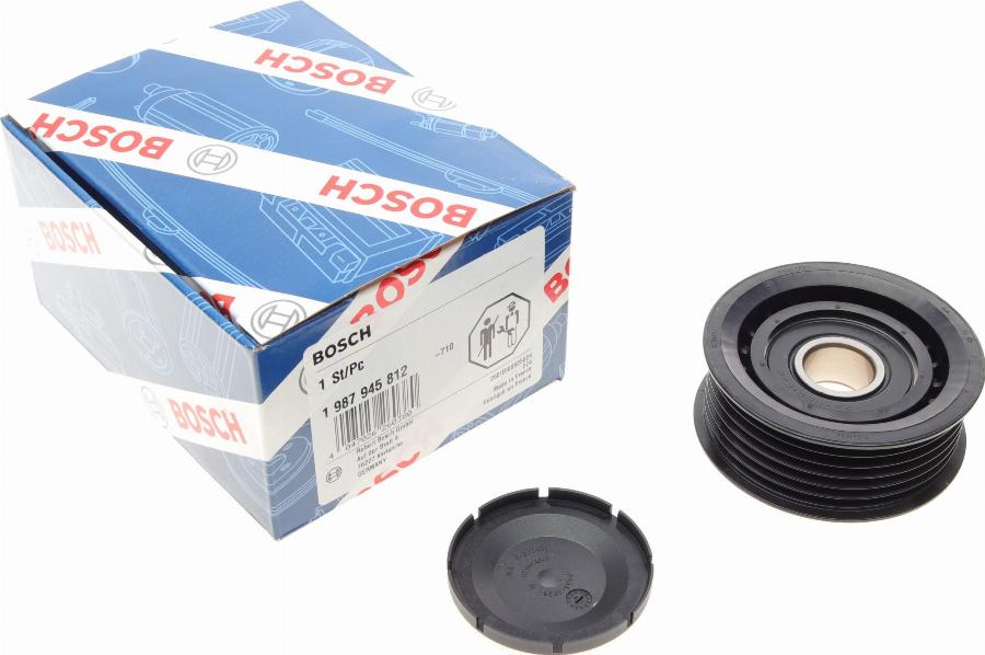 BOSCH 1 987 945 812 - Відвідний/напрямний ролик, поліклиновий ремінь autodetail.com.ua