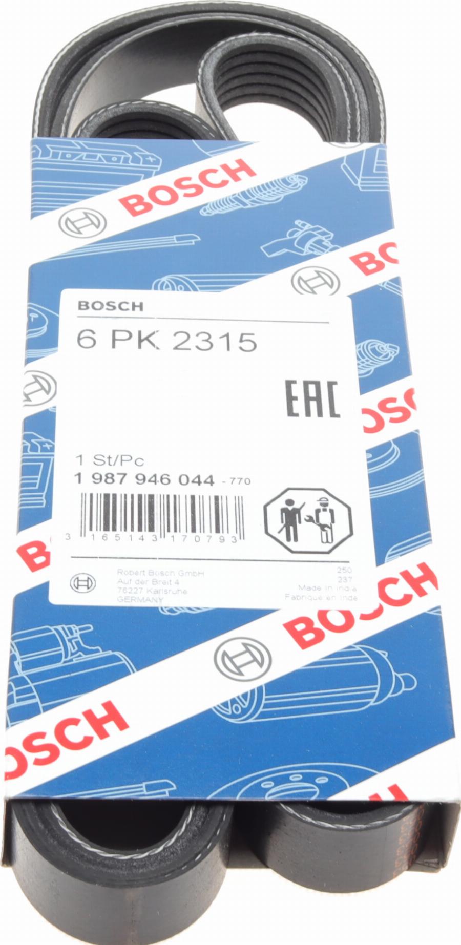 BOSCH 1 987 946 044 - Поліклиновий ремінь autodetail.com.ua