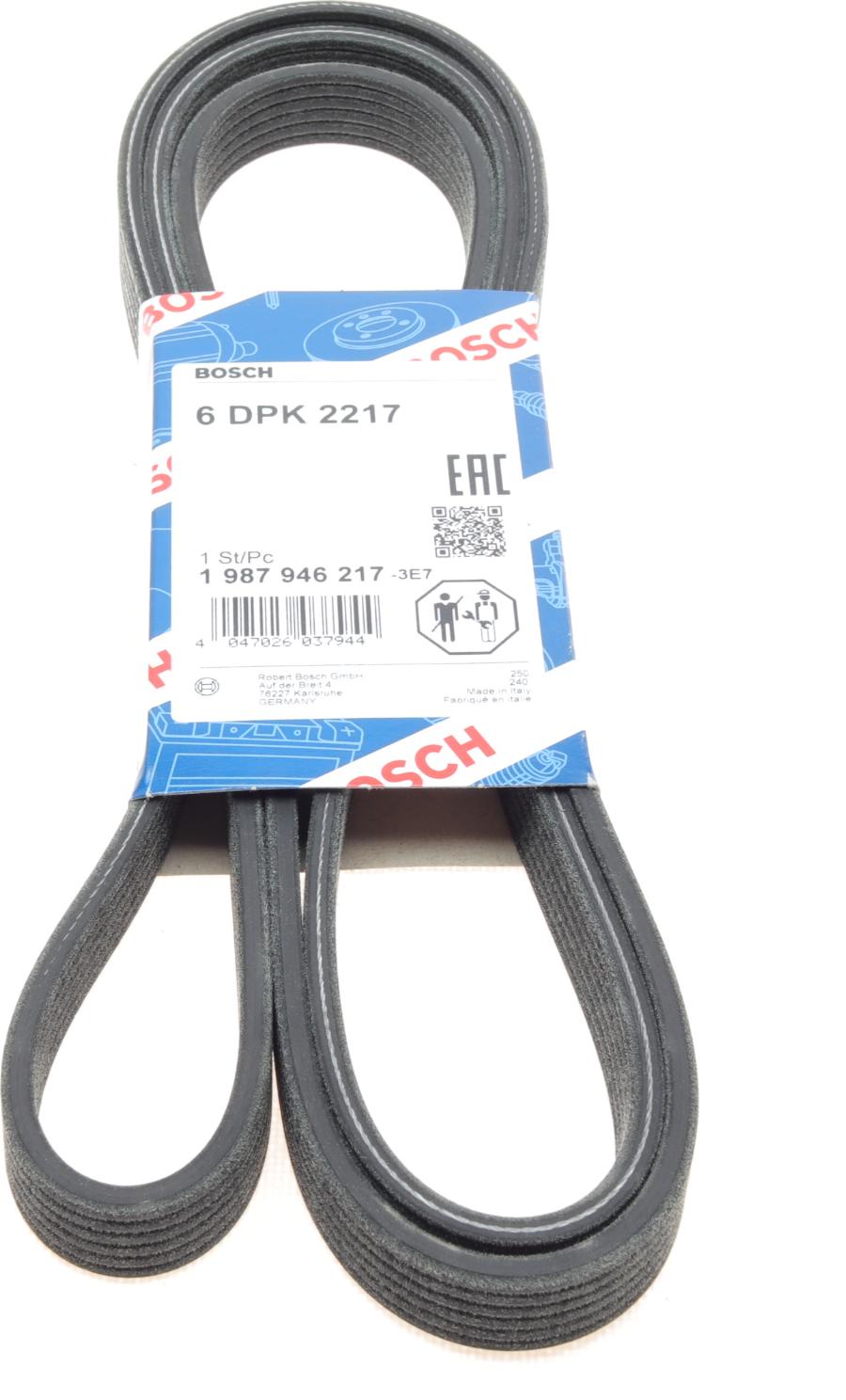 BOSCH 1 987 946 217 - Поліклиновий ремінь autodetail.com.ua