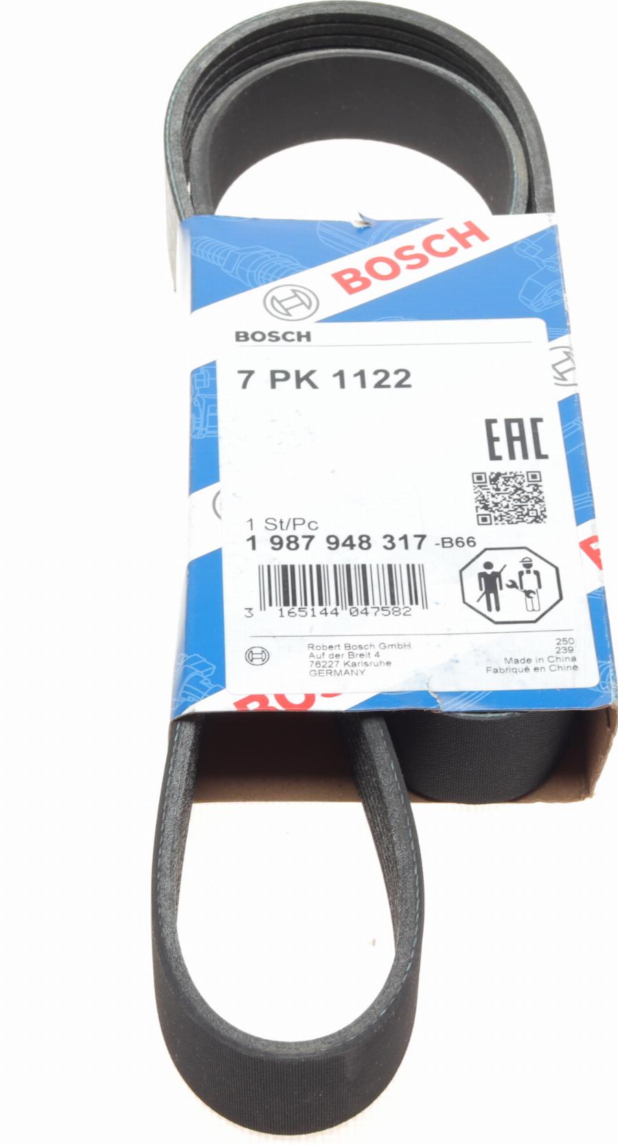 BOSCH 1 987 948 317 - Поліклиновий ремінь autodetail.com.ua