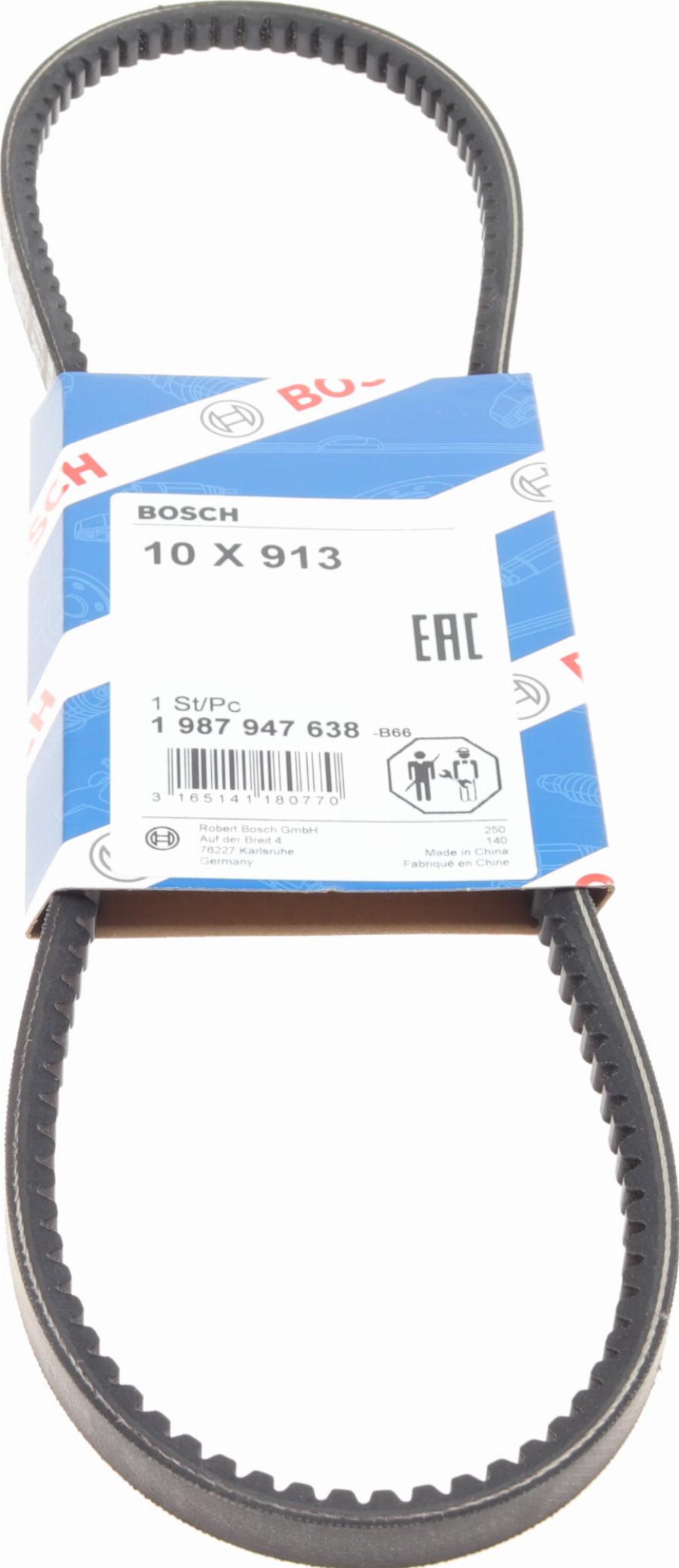 BOSCH 1 987 947 638 - Клиновий ремінь autodetail.com.ua