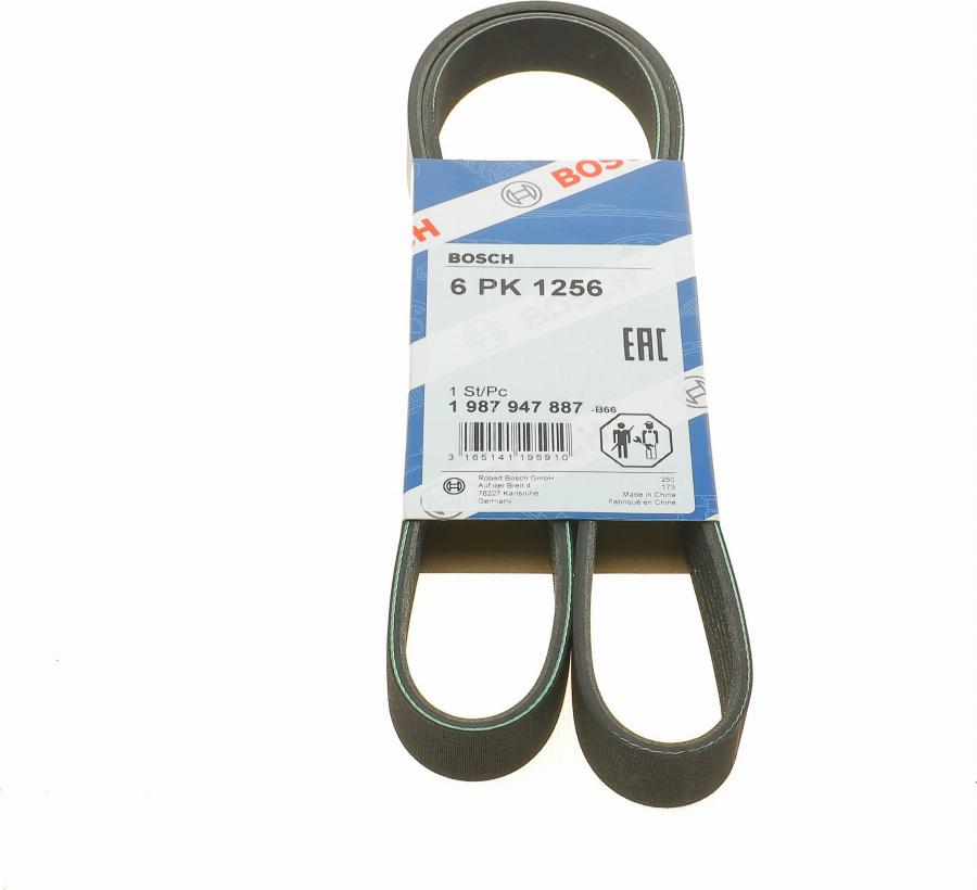 BOSCH 1 987 947 887 - Поліклиновий ремінь autodetail.com.ua