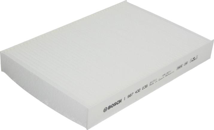 BOSCH 1 987 432 039 - Фільтр, повітря у салоні autodetail.com.ua