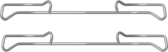 BOSCH 1 987 474 432 - Комплект приладдя, накладка дискового гальма autodetail.com.ua