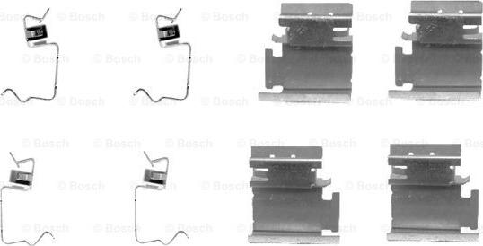 BOSCH 1 987 474 311 - Комплект приладдя, накладка дискового гальма autodetail.com.ua